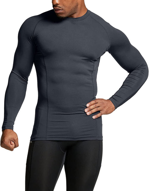 Load image into Gallery viewer, Men'S UPF 50+ Long Sleeve Compression Shirts, Water Sports Rash Guard Base Layer, Athletic Workout Shirt
