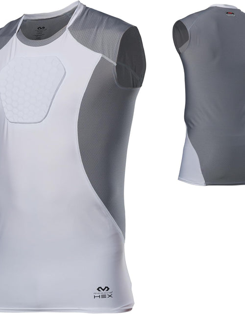 Load image into Gallery viewer, HEX Chest Protector, Heart Guard Sternum Protection Padded Shirt for Baseball, Football, Lacrosse and Goalies Youth and Adult Sizes
