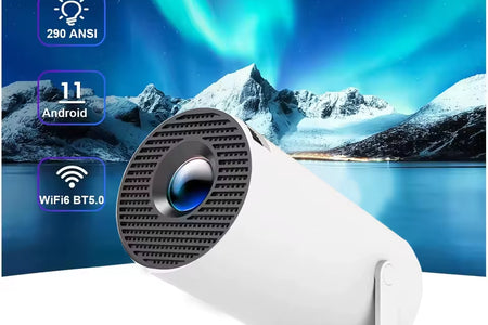 2026 New Outdoor Portable Projector 4K Wifi 1080P 1280*720P HD Home Cinema Video Movies LED Projetor Video Game Projection
