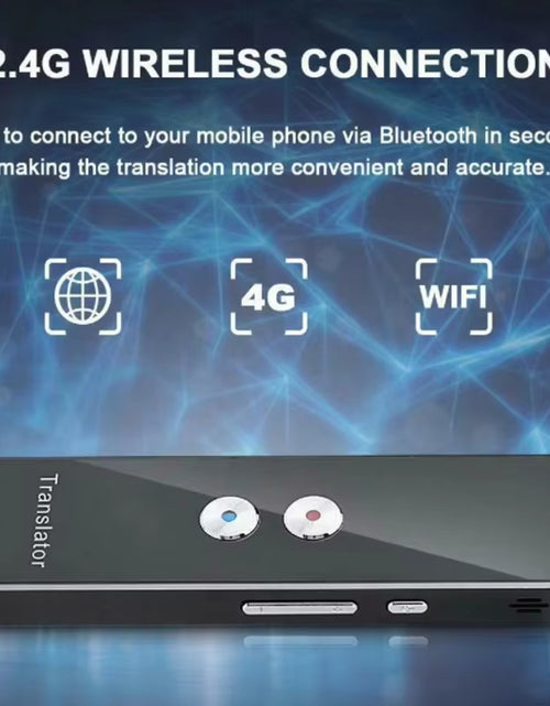 Load image into Gallery viewer, 40 Languages Multi-Intelligent Instant Translation Wireless Voice Translation 2 Way Real-Time Voice Translation Business Travel
