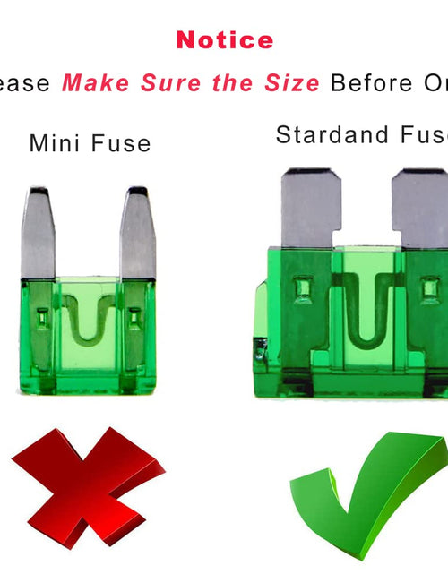Load image into Gallery viewer, (55 Pcs) 30 Amp Standard Blade Fuse, 30A Automotive Fuse for Car Truck
