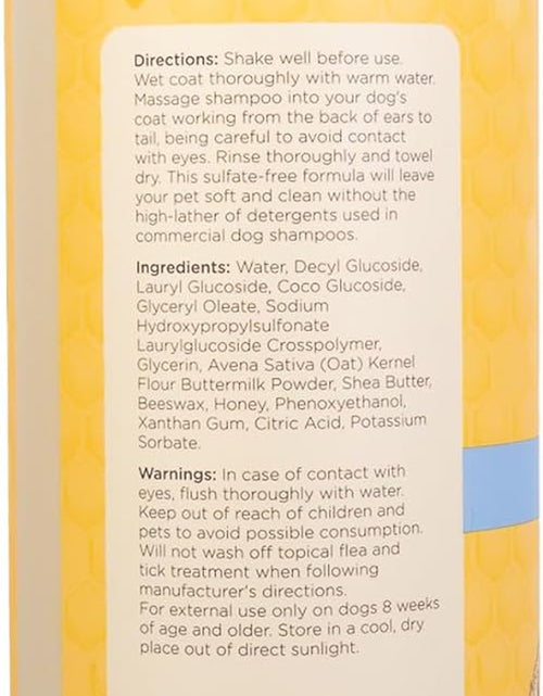 Load image into Gallery viewer, Tearless Puppy Shampoo with Buttermilk, 32Oz | Puppy &amp; Dog Shampoo | Cruelty Free, Paraben &amp; Sulfate Free Shampoo, Natural Shampoo for Dogs, Dog Wash, Dog Soap, Pet Shampoo
