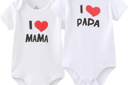 Baby Bodysuit Short Sleeve One-Piece Newborn Baby Clothes for Baby Boy and Girls