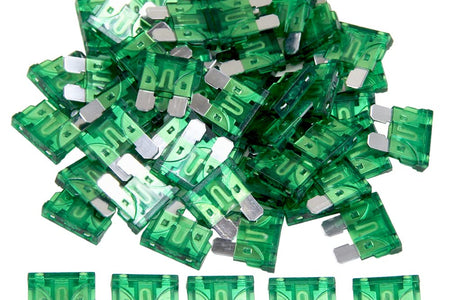(55 Pcs) 30 Amp Standard Blade Fuse, 30A Automotive Fuse for Car Truck