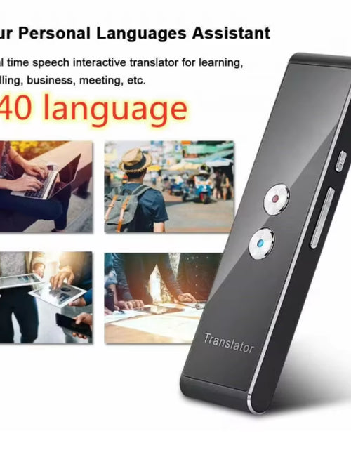 Load image into Gallery viewer, 40 Languages Multi-Intelligent Instant Translation Wireless Voice Translation 2 Way Real-Time Voice Translation Business Travel
