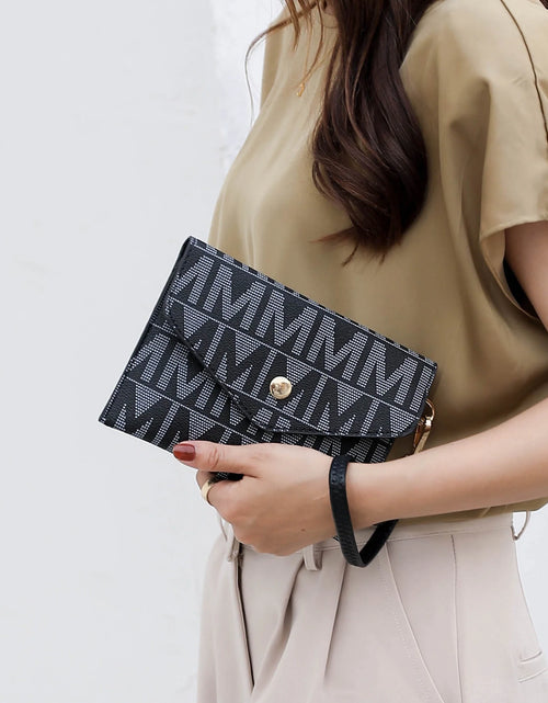 Load image into Gallery viewer, Alexy Women'S Tote Bag, Small Tote Bag, Pouch Purse &amp; Wristlet Wallet Bag 4 Pcs Handbag Set by Mia K - Light Blue
