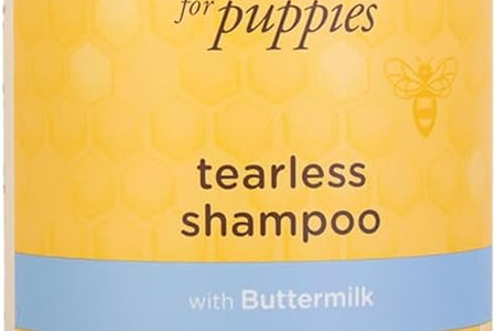 Tearless Puppy Shampoo with Buttermilk, 32Oz | Puppy & Dog Shampoo | Cruelty Free, Paraben & Sulfate Free Shampoo, Natural Shampoo for Dogs, Dog Wash, Dog Soap, Pet Shampoo