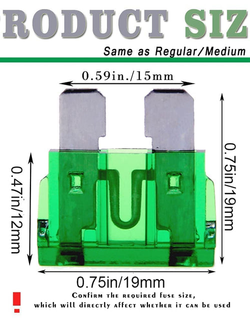 Load image into Gallery viewer, (55 Pcs) 30 Amp Standard Blade Fuse, 30A Automotive Fuse for Car Truck
