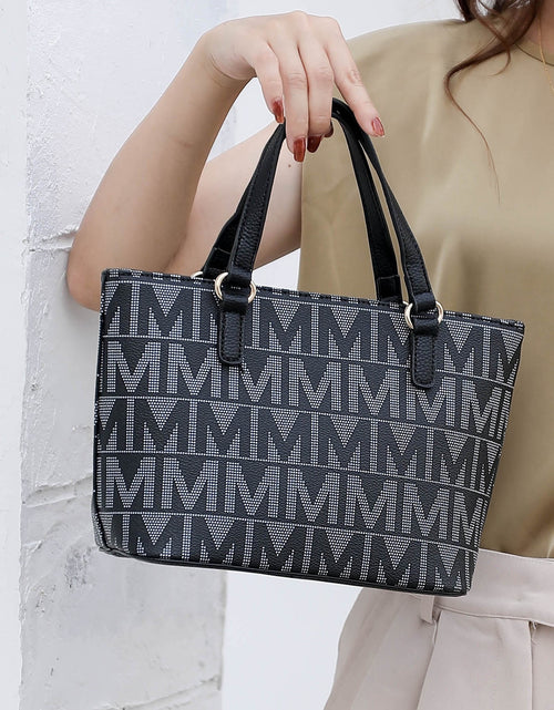 Load image into Gallery viewer, Alexy Women'S Tote Bag, Small Tote Bag, Pouch Purse &amp; Wristlet Wallet Bag 4 Pcs Handbag Set by Mia K - Light Blue
