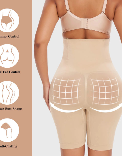 Load image into Gallery viewer, 2 Packs De Shorts Moldeadores De Control De Abdomen Faja Moldeadora Para Mujer De Cintura Alta Adelgazante De Muslos
